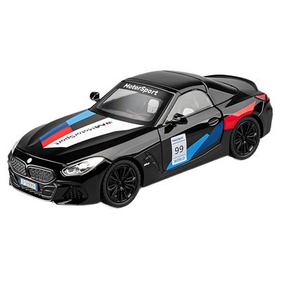 Maßstab 1/22 BMW Z4 M40I Cabrio Coupé Supersportwagen Diecast Modell Metallauto Ausstellungsdekoration Ornament Hobbys Weihnachtsgeschenk mit Junge