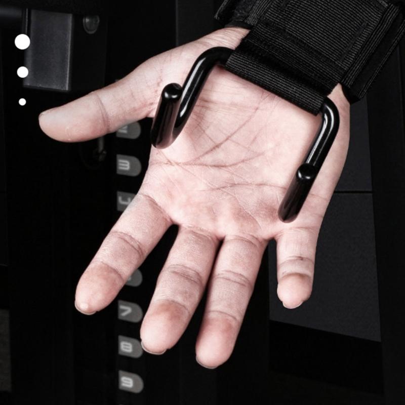 Professionell lyftkrok Styrketräning Bekväm handledsstödsrem för Marklyft Chins Gymträning