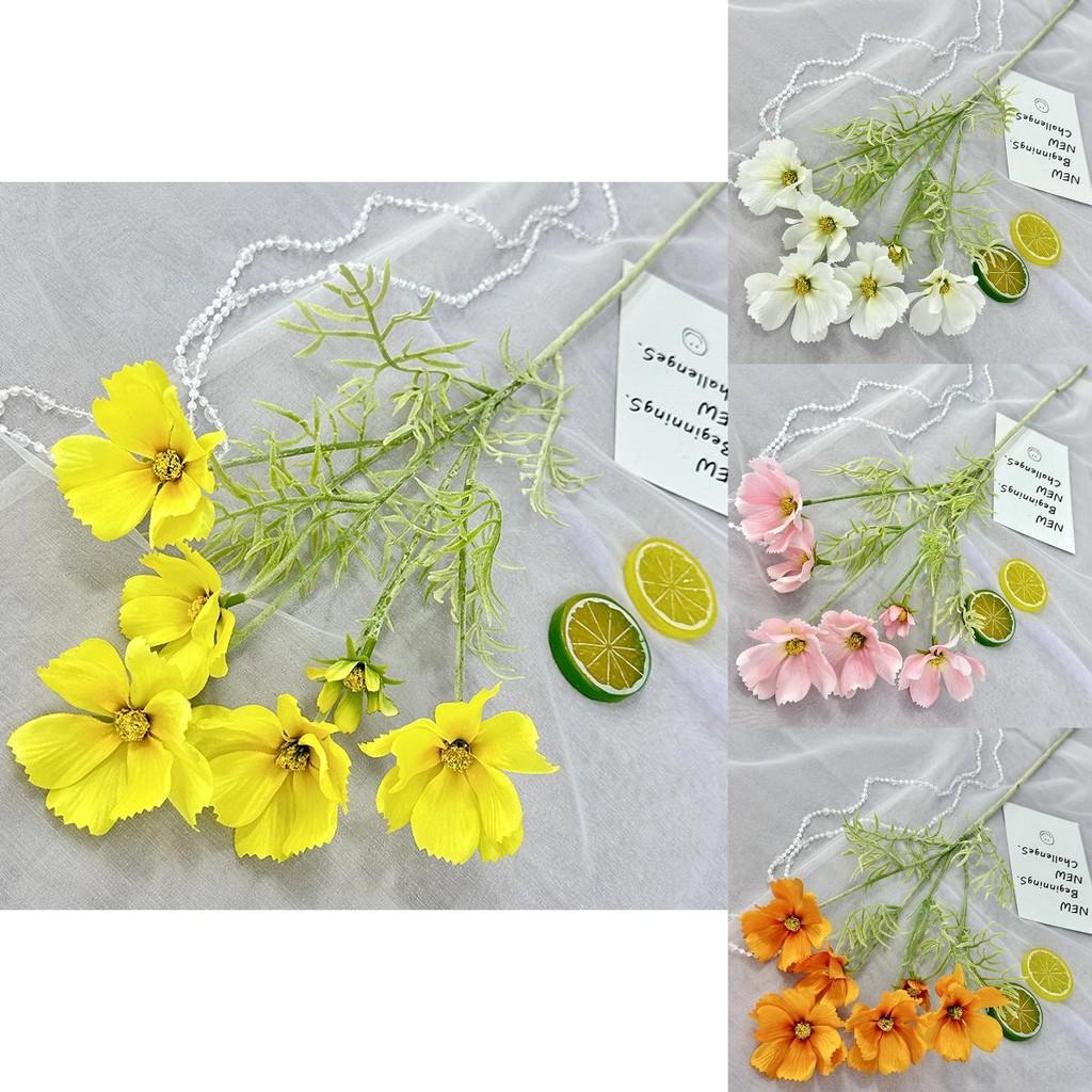 Fake Gysophila Flowers With Velvet Craft For Photography Backgrounds And Event Decor