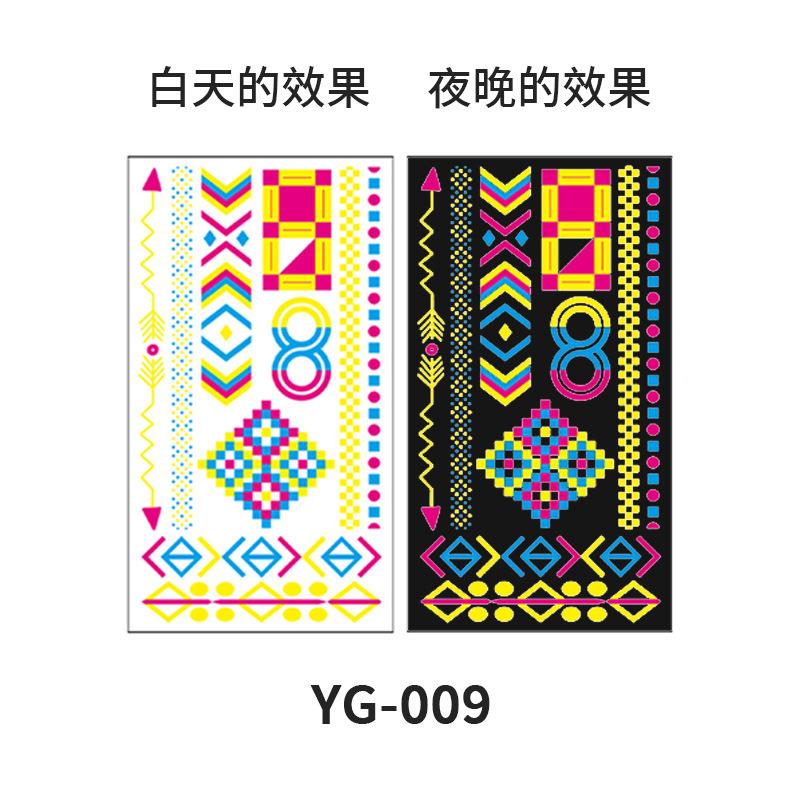 

Барная вечеринка Флуоресцентная неоновая татуировка наклейка Временная геометрия Перо Кружево Татуировка наклейка Украшения для тела Женские аксессуары 10