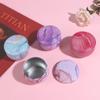 Candle Jar Packaging Box Marble Texture Aromatherapy Jar Tea Cans Tin Plate Canister Storage Box