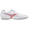 Mizuno AG Artificial Ground Cushioning, Wear Resistant Soccer Shoes Unisex White Red Sneakers P1GD242560