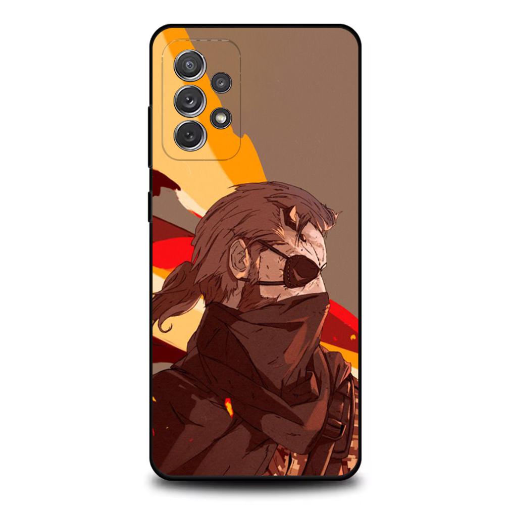 Metal Gear Solid Phone Case For Samsung S25,S24,S21,S22,S23,S30,Ultra,S20,Plus,Fe,Lite,Note,10,9,5G Black Cover