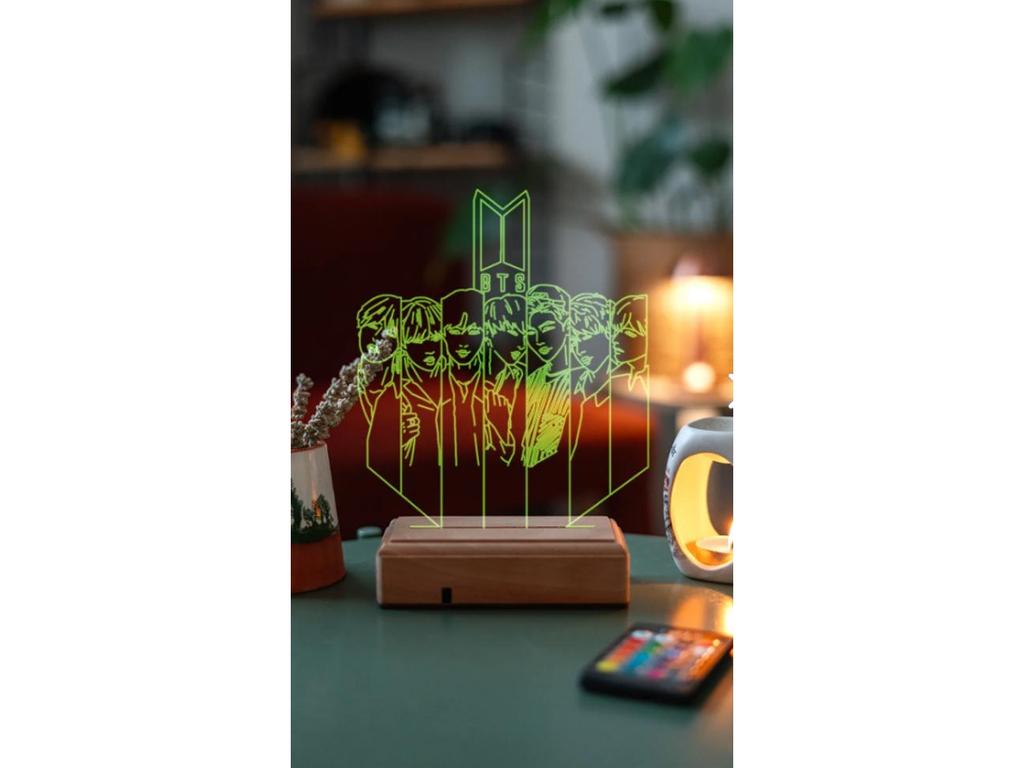 Bts Bangtan Boys Bts Army V2 16 Renk Gece Lambası