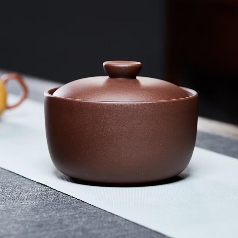 Zisha Handmade Cylindrical Tea Caddy