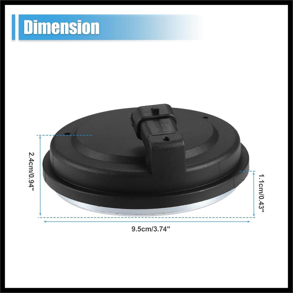 Rear Hub Bearing ABS Speed Sensor for Kia Sorento 2015-2020 & Hyundai G80 G90, 58980-C5000/52750-C5000, Durable ABS Material, 2 Pin Connect, Metal