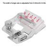 5pcs Snap On Adjustable Bias Binder Foot for Singer/JUKI/Feiyue/Acme Sewing Projects