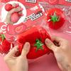 Fake Food Squishy Fluid Tomato Stress Relief Squeeze Toys Slow Rising Simulation Fruit Sensory Fidget Toy Anxiety Relief Gift