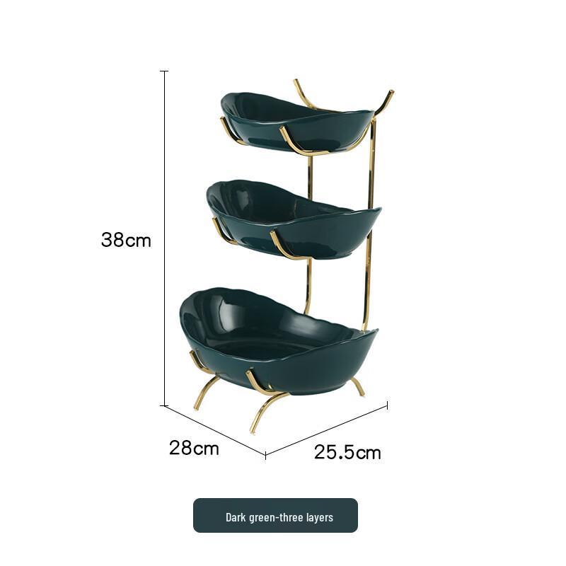 DX Light Luxury Ceramic Dessert & Fruit Stand