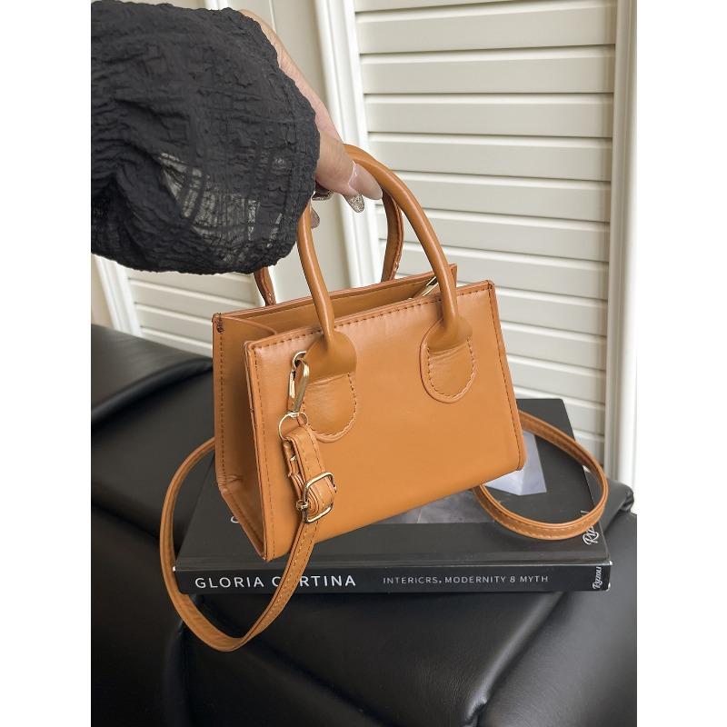 Summer New Crossbody Mini Square Bag Simple Retro Fashion Niche Women's Shoulder Handbag