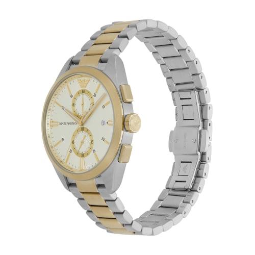 Emporio Armani Men's Watch AR11605 Silver & Gold