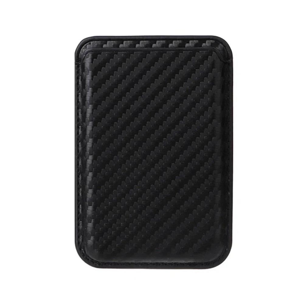 New PU Leather Magnetic Card Holder Strong Magnetic Casual Leather Wallet Magnetic Wallet for Phone