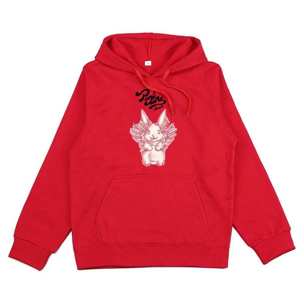 Bunny Růžová Aura Album Grafické Mikiny Zpěvačka Kenia Os Turné 2024 Mikina na Zimu Streetwear Pánské Dámské Oblečení