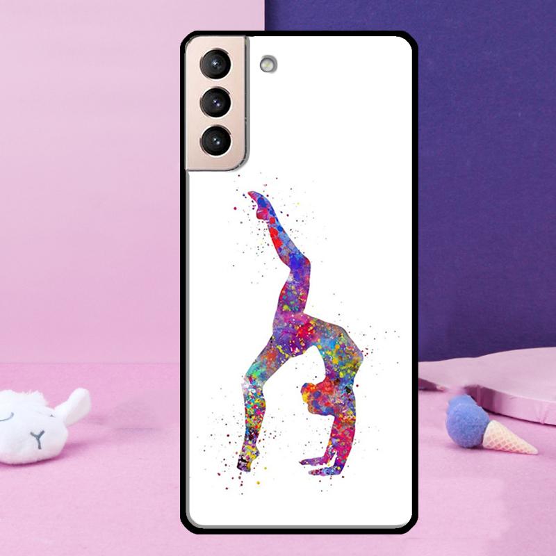 Love Gymnastics Phone Case For Samsung Galaxy S24 Ultra S25 Ultra S9 S10 S20 S21 S22 Plus S23 S24 FE Cover