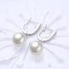Earrings Freshwater Pearl Gemstone Drop Earring Fine Jewelry For Female Wedding Gift