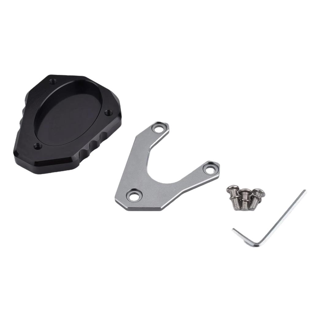 LEDISHUN Motorcycle Side Stand Plate Kawasaki Ninja 400 Z400 (2018-2023) Ninja 250 Z250 (2019-2023)