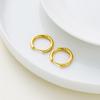 4pcs/lot 14K 18K Gold Plated Round Simple Classic Open Earing Hook Pendant Decorate Loop For Jewelry Making Crafts Accessories