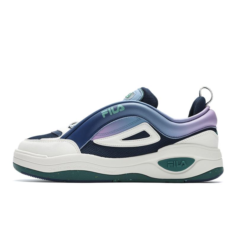 

New FILA Cushioning, Wear Resistant Low Top Skateboard Shoes Men s Lazulite/Milk White F12M432208FBG 41