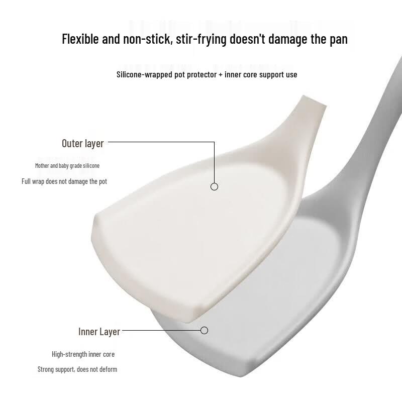 Velosan Silicone & Beech Wood Kitchen Utensil Set