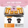 Heat Press Machine 15x15 In Slide Out Heat Transfer Machine T-Shirts Pink