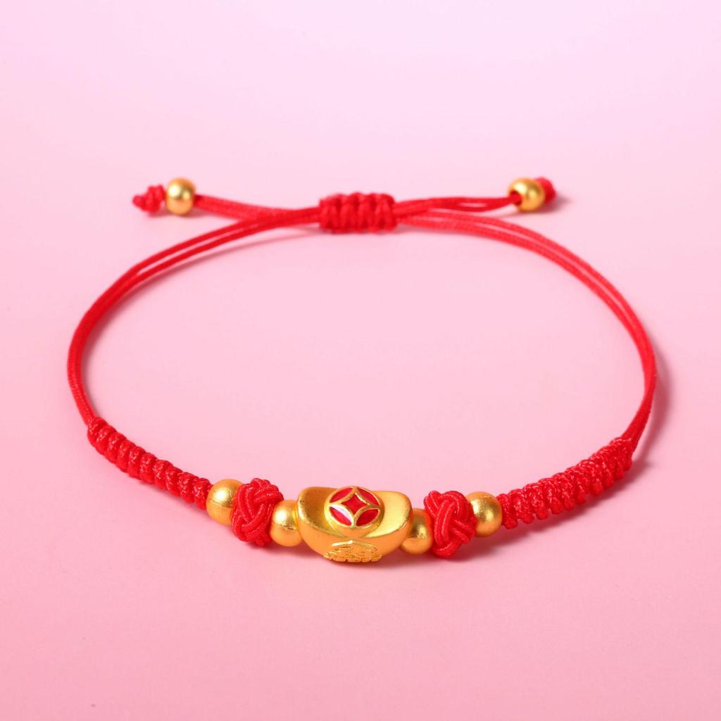 2026 Year of the Horse Bracelet: Handmade Red Rope Woven Jewelry - New Year Gift