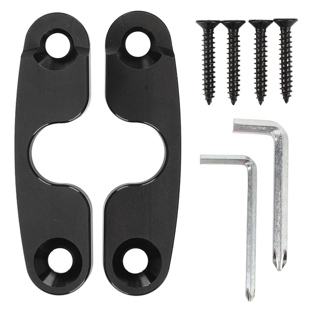 1 Pair Aluminum Alloy Sun Visor Repair Kit Strong Structure Sun Visor Mounting Clips for JK 2018