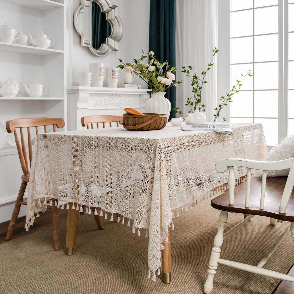 Crochet Cover Table Cloth Woven Tablecloth Hollow Tablecloth Tablecloth Towel Shooting Props