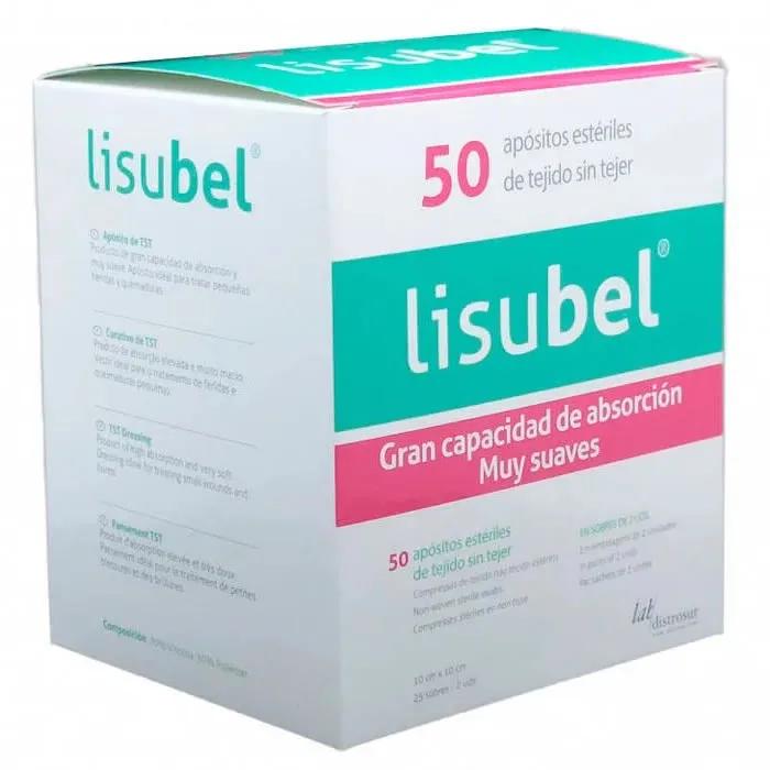 Lisubel 50 стерильных тканевых пластырей 10x10