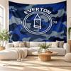 Tapeçaria de Parede de Futebol do Everton, Penduricalho de Parede em Tecido Macio, Fundo Decorativo Para Quarto Arte de Parede para Casa