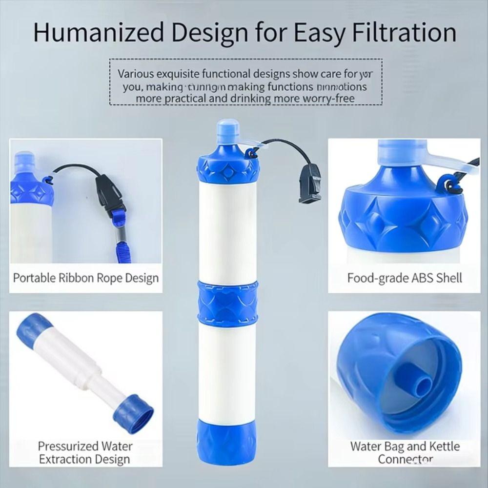Purifier Purification Water Filter Straw Drinking Water Filtering Straw  Outdoor