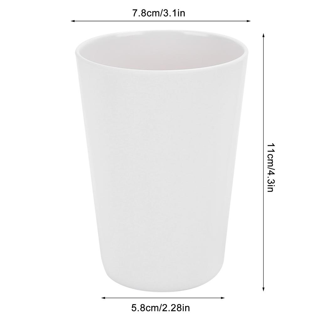 4PCS Imitation Ceramic Water Cup Drinking Mug for   Home Bar Restaurant Supplies