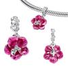 New Original 925 Silver Charms Butterfly Flower Heart Fish Beads Pendant Bracelets Necklaces Womens DIY Jewelry Gift