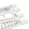 Plastic Material Bolt Identifier Gauge Blue/White Bolt Sizer Thread Gauge Checker  Screw Gauges