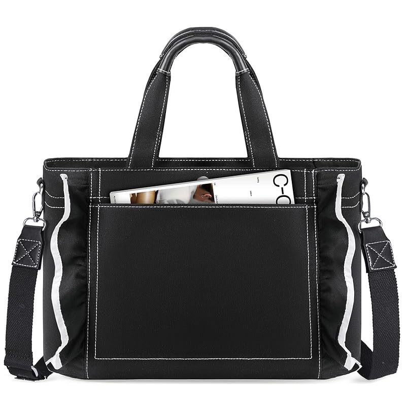 

[RAINSMORE] tote bag ladies large capacity canvas shoulder bag men s A4 storage Water repellent handbag cute lightweight Crossbody bag commute