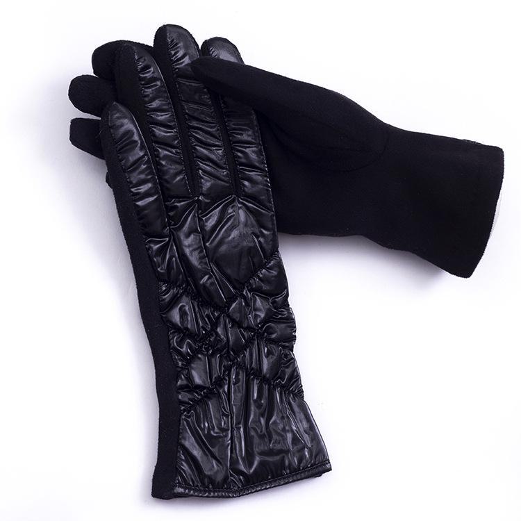 Women's Winter Gloves, Korean & Japanese Style, Warm Velvet Lined, Touch Screen Compatible, Ideal for Cycling & Fashion.