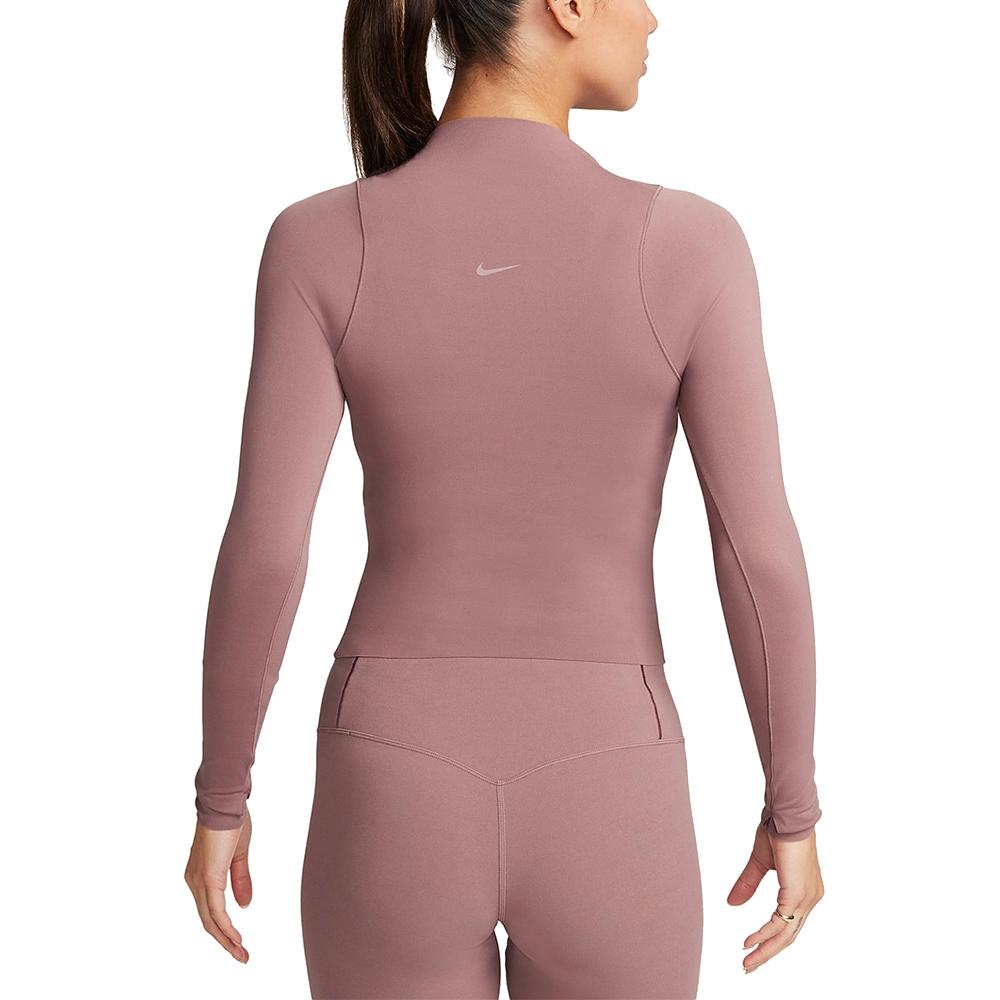 Nike T Shirts Women's Pink Crew Neck Moderate Straight Fit FN3023-208