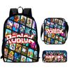 Roblox Printed Backpack, Children'S And Elementary School Bags