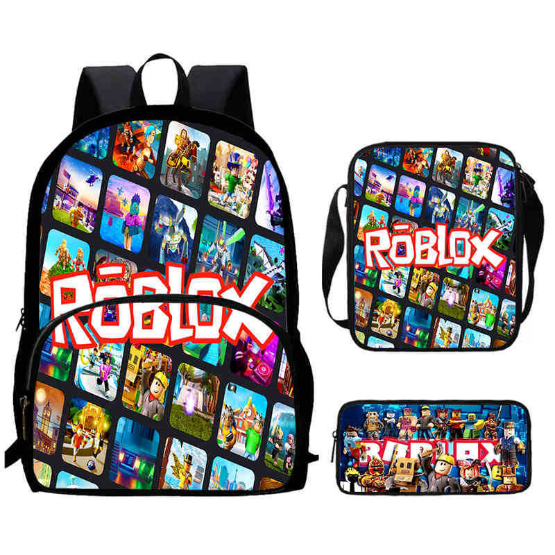 Roblox Printed Backpack, Children'S And Elementary School Bags