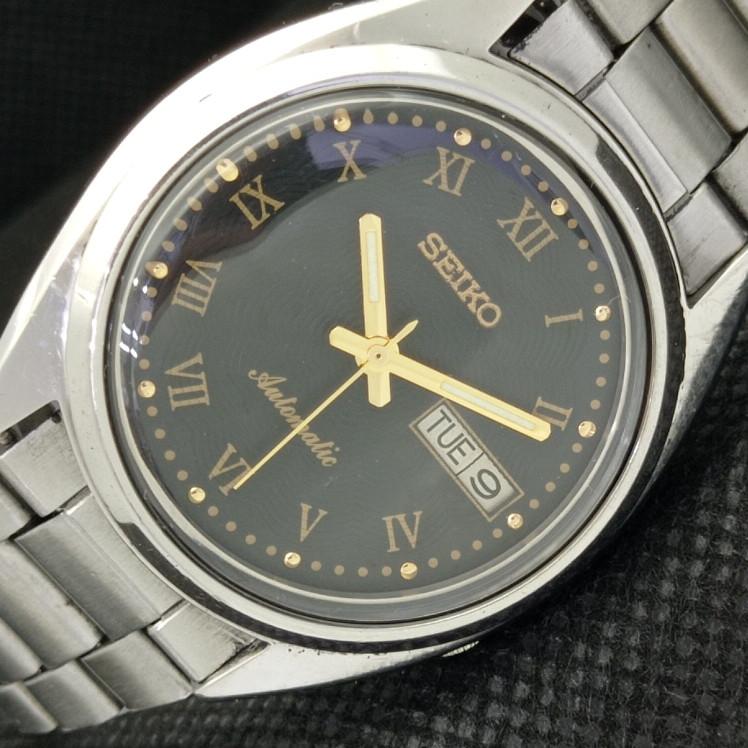 

Б/У винтажные мужские часы SEIKO 5 AUTO 7009A из Японии D/D черного цвета 608d-a315651-9 SKU608d-a315651