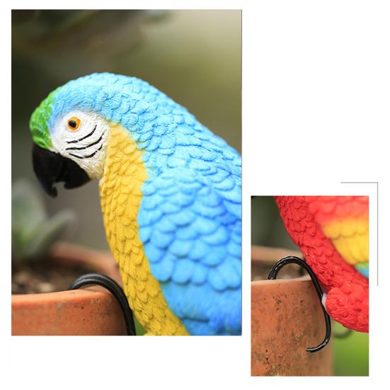 1 ks/1 pár Simulovaná papouščí figurka Květináč Váza Objímač Sázecí stroj