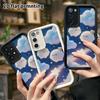 Phone Case: 2D Flat Samsung Galaxy A34 A35 M05 M06 S20 S22 S21 FE Plus 5G Protective Case, Deep Blue Night Sky, Perfect Christmas and Halloween Holida