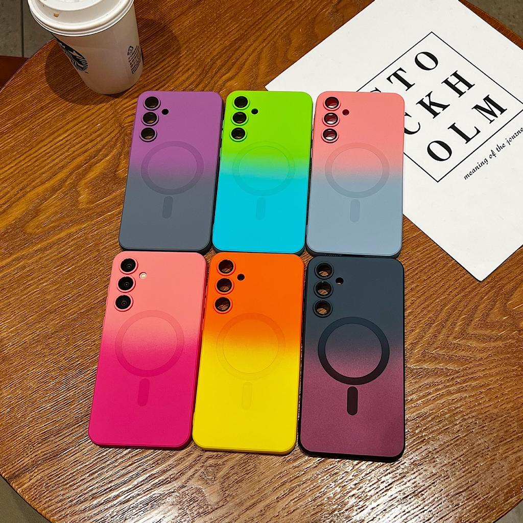 Applicable to Samsung A57 mobile phone case A36 magnetic suction A37 gradual change A17 matte A07 anti-drop A56 protective case A36