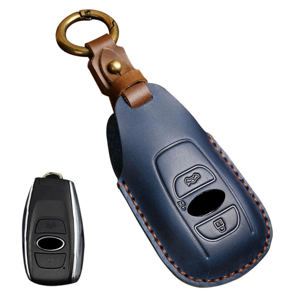 LETINGFAR Чехол для ключей, Чехол для смарт-ключа, Крышка для ключей, Держатель для ключей, Кожа коровы, 3 кнопки,