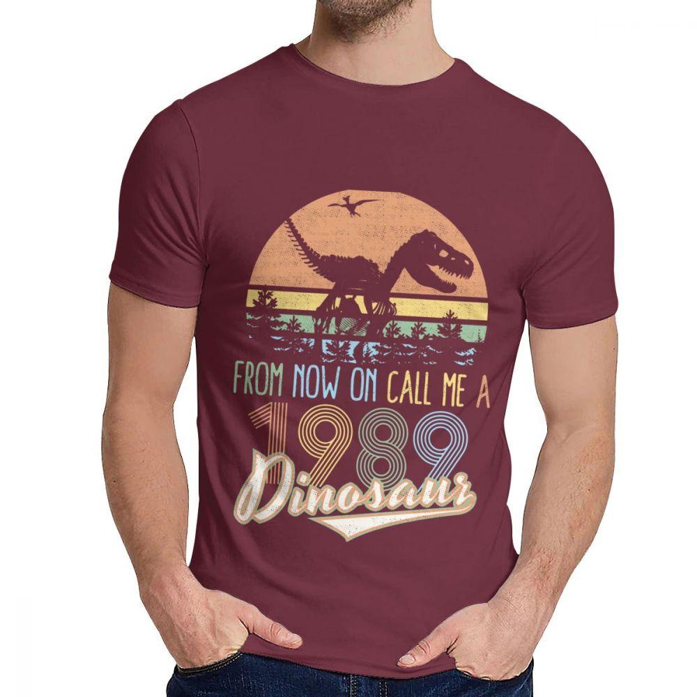 Summer From Now On Call Me A Dinosaur Funny Vintage 1989 30Th Birthday Tee Shirt For