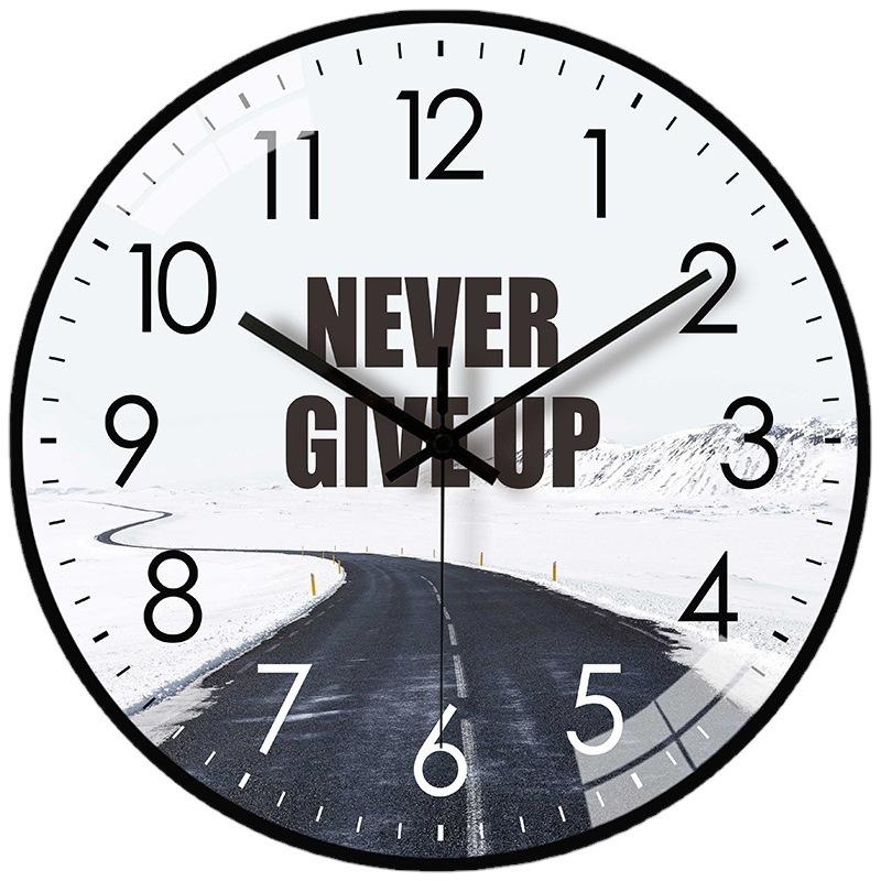 10-inch 25cm Home Clock Living Room Stylish Simple Light Luxury Atmospheric Clock Nordic Modern Wall Clock