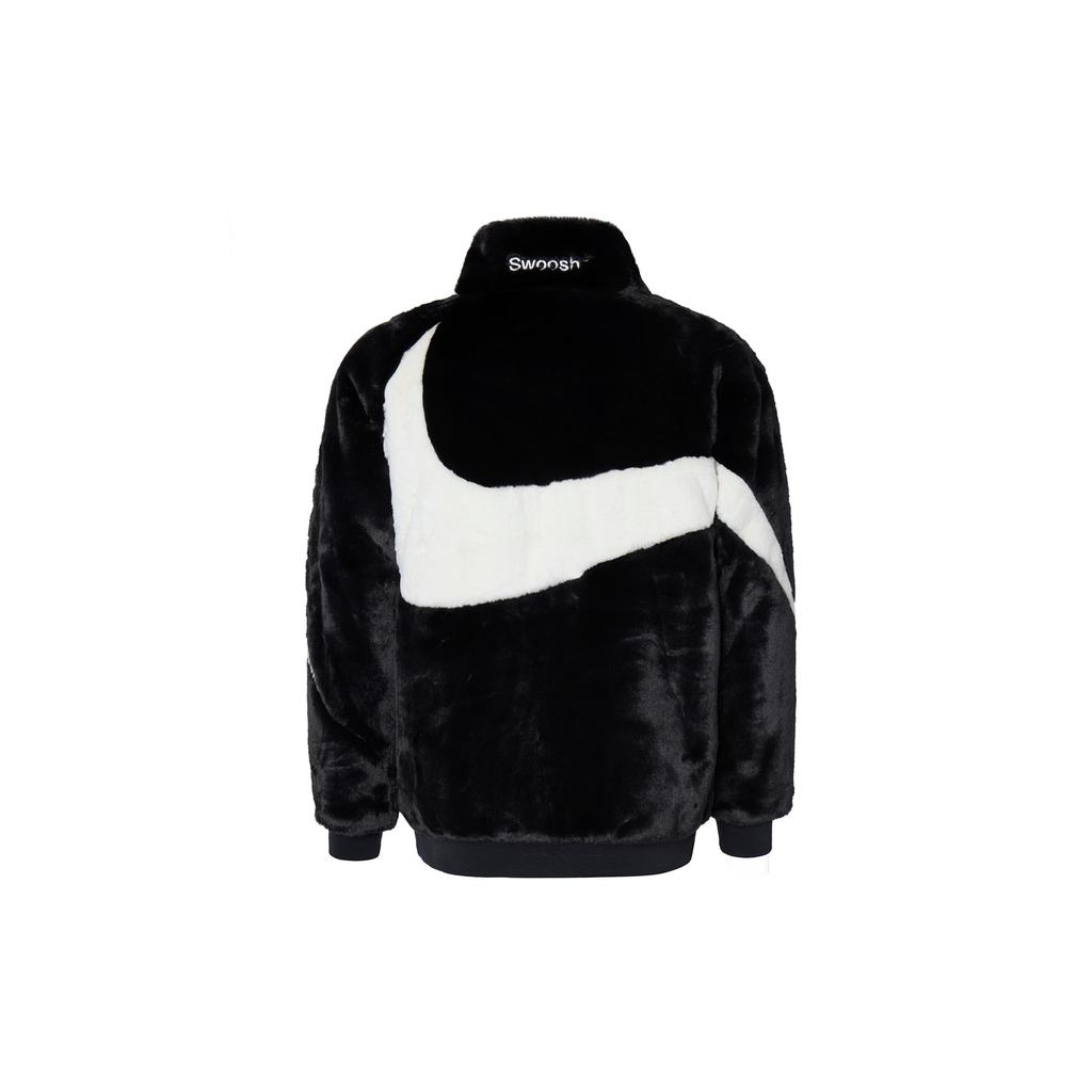 Nike Giacca Uomo Nera con Grande Swoosh FB7664-010