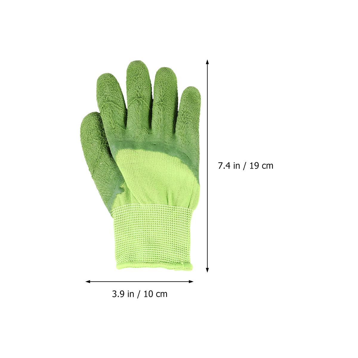 

1 Pair Children Gardening Gloves Lightweight Wear-Resistant Kids Protective Gloves for Crab Catching Gardening and Outdoor Use
