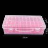 14/20grids PP Storage Box Mini Transparent Plastic Case Container Square Rectangle Packaging Box For Jewellry Beads Small Items