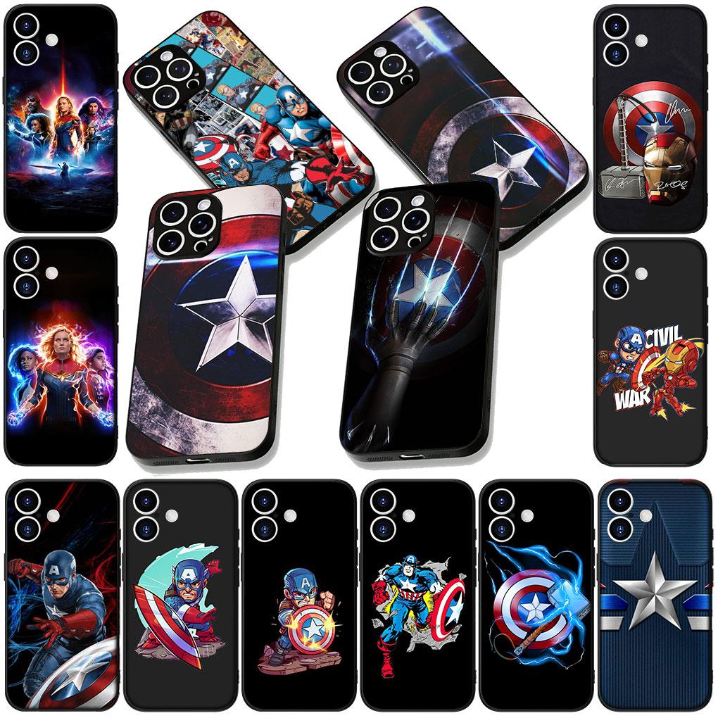Captain America Marvel Shield Phone Cover for Huawei P30 P20 Mate 10 20 Lite Pro Y7 Y8S Y9A Y9 Prime P Smart 2019 Soft Case