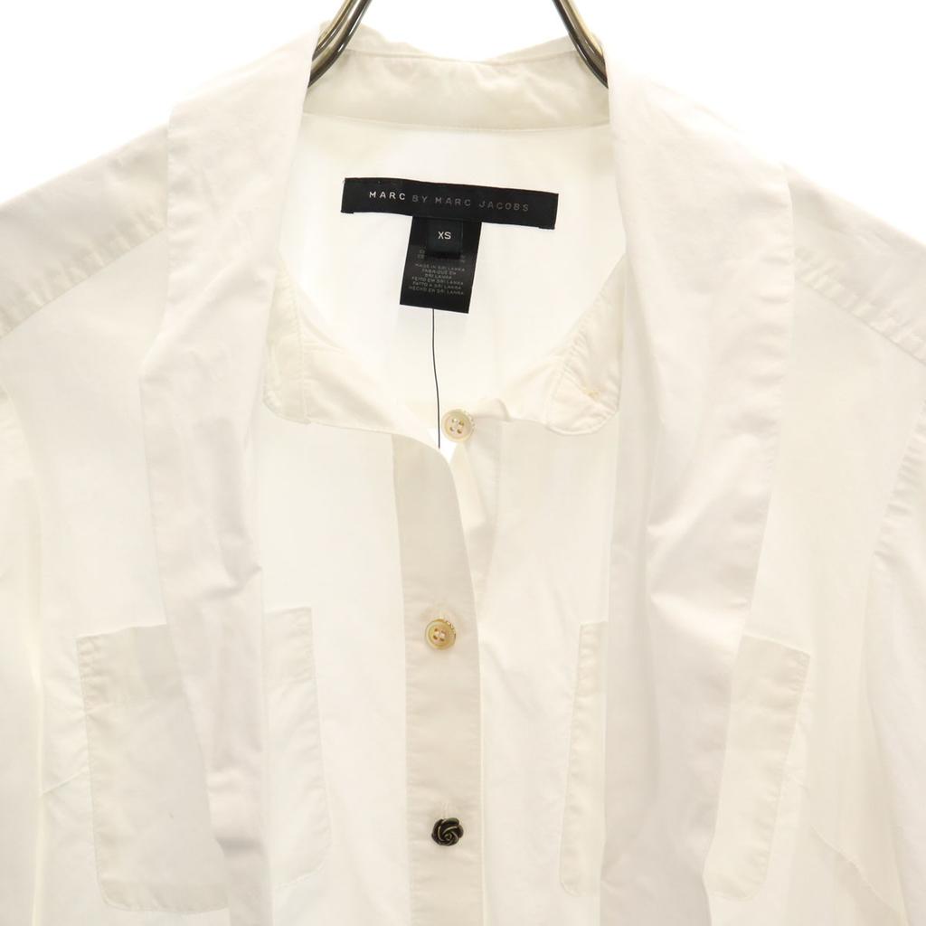 Marc by Marc Jacobs Long Sleeve Bow Tie Shirt XS White Women Used